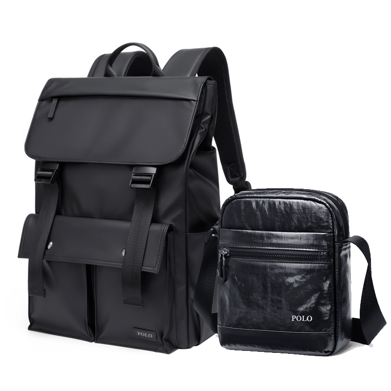 POLO Черный рюкзак из ткани для мужчин, Black 2-Piece Set
POLO Черный рюкзак из ткани для мужчин, Black 2-Piece Set