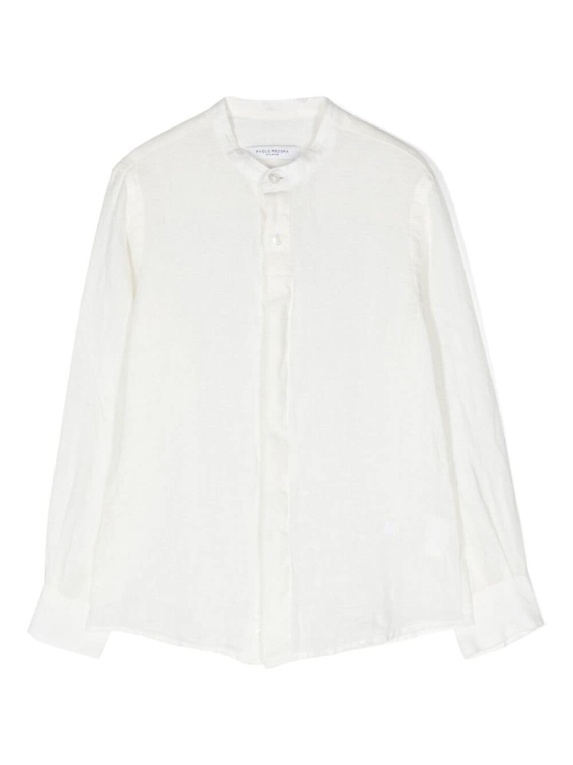 Paolo Pecora льняная рубашка с воротником-стойкой, белый
Paolo Pecora льняная рубашка с воротником-стойкой, белый