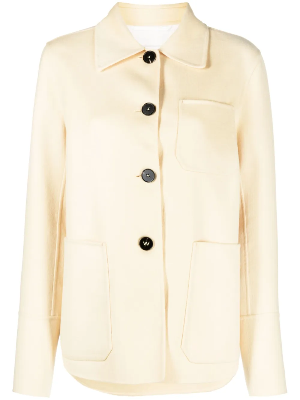 Кашемировая куртка-рубашка на пуговицах JIL SANDER, желтый
Кашемировая куртка-рубашка на пуговицах JIL SANDER, желтый