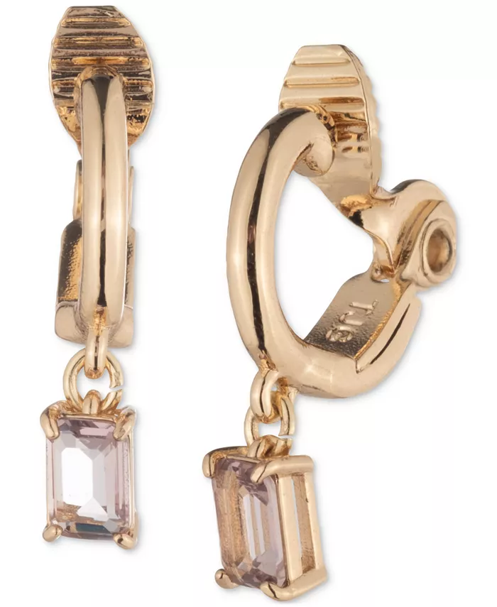 Серьги-кольца с золотистыми кристаллами Lauren Ralph Lauren, фиолетовый
Серьги-кольца с золотистыми кристаллами Lauren Ralph Lauren, фиолетовый