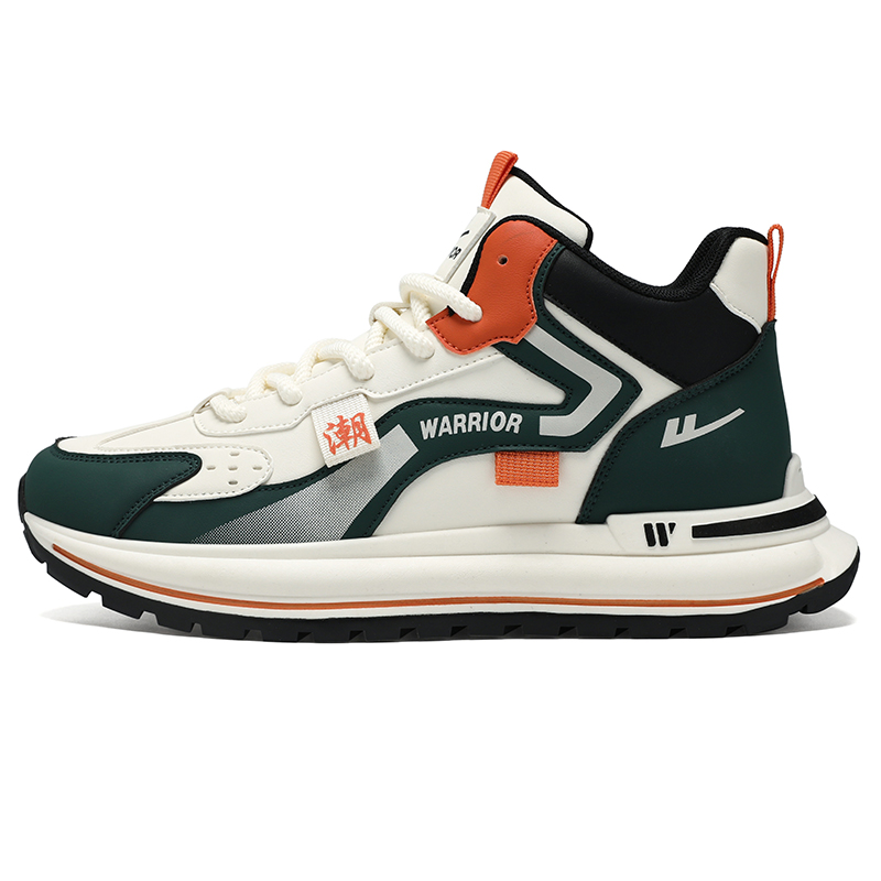 Высокие повседневные мужские кроссовки Abrasion Resistant, легкие и дышащие WARRIOR, бежевый зеленый оранжевый
Высокие повседневные мужские кроссовки Abrasion Resistant, легкие и дышащие WARRIOR, бежевый зеленый оранжевый