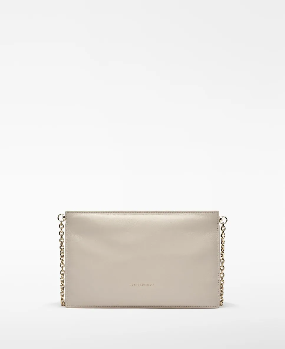 Сумка на руку из мягкой кожи со съемной цепочкой Adolfo Dominguez, белый
Сумка на руку из мягкой кожи со съемной цепочкой Adolfo Dominguez, белый