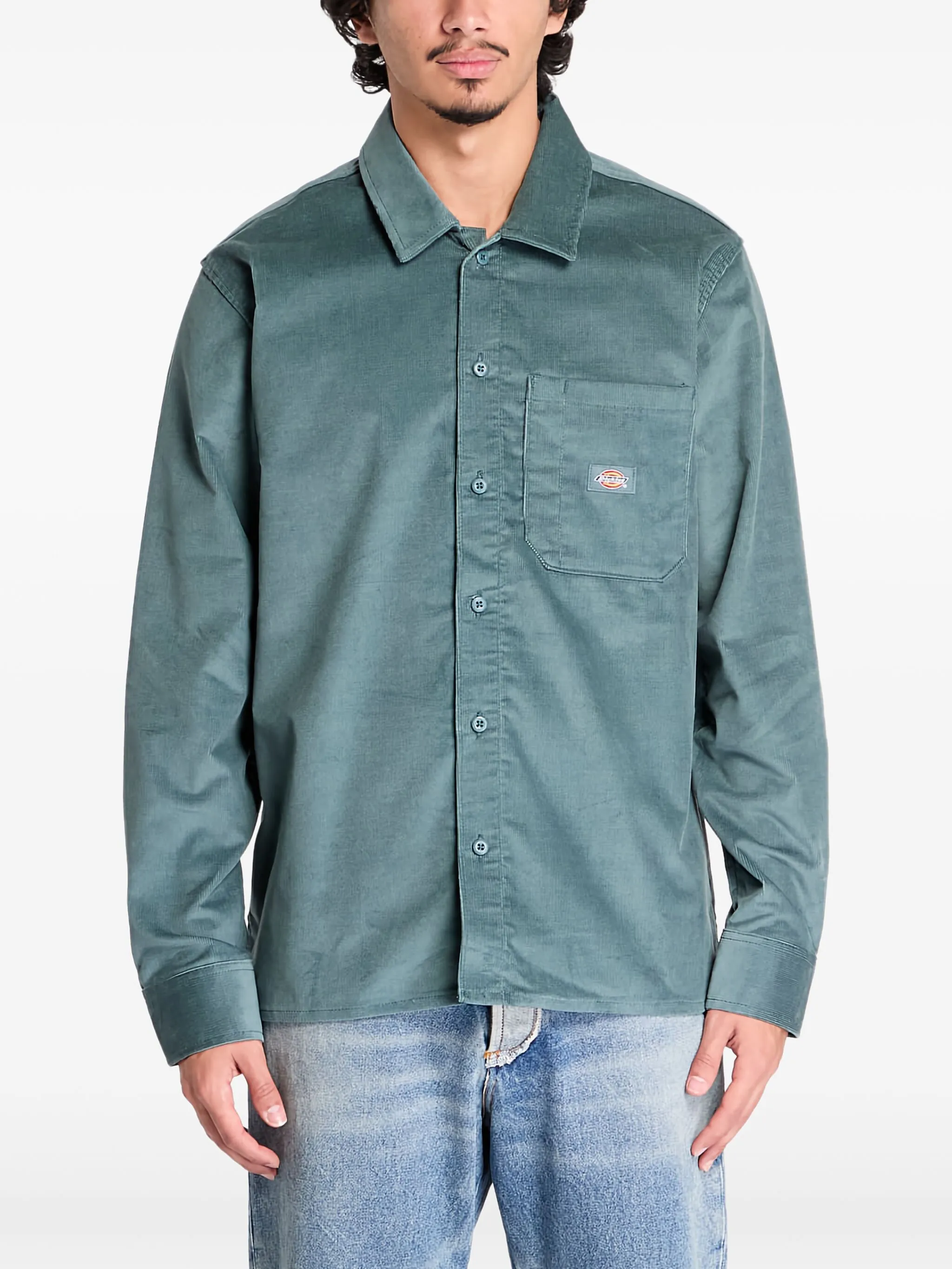 Рубашка с нашивкой-логотипом Dickies, зеленый
Рубашка с нашивкой-логотипом Dickies, зеленый