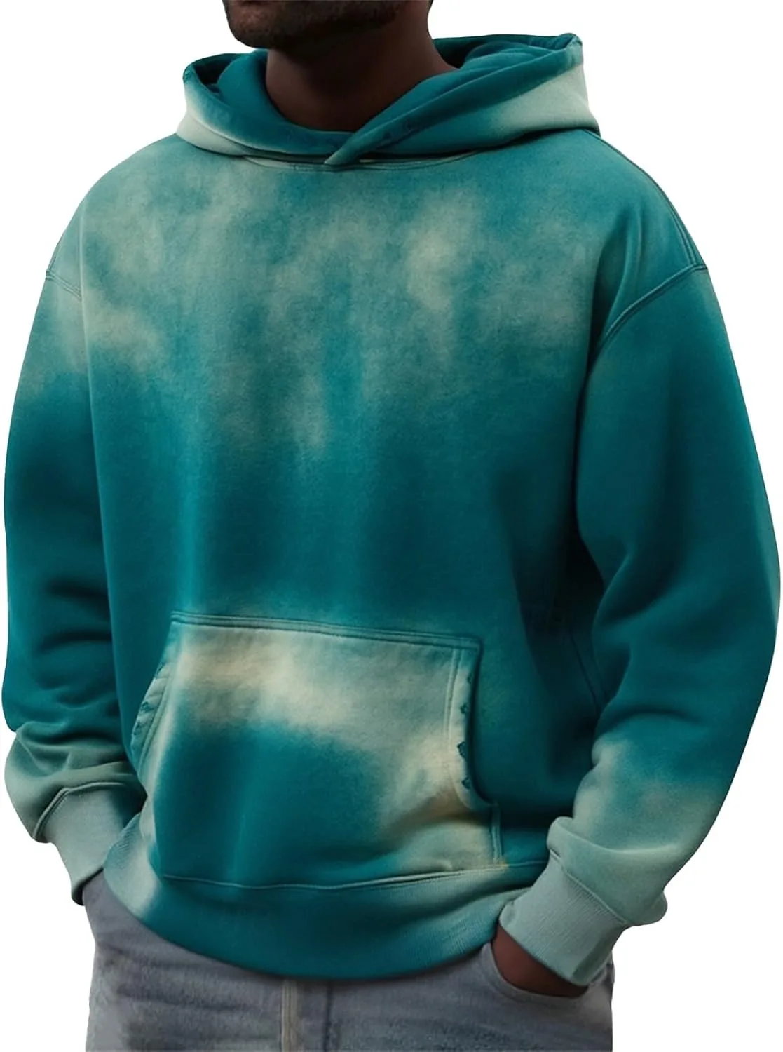 Толстовка с капюшоном Tie Dye для мужчин, флисовая, с карманом
Толстовка с капюшоном Tie Dye для мужчин, флисовая, с карманом