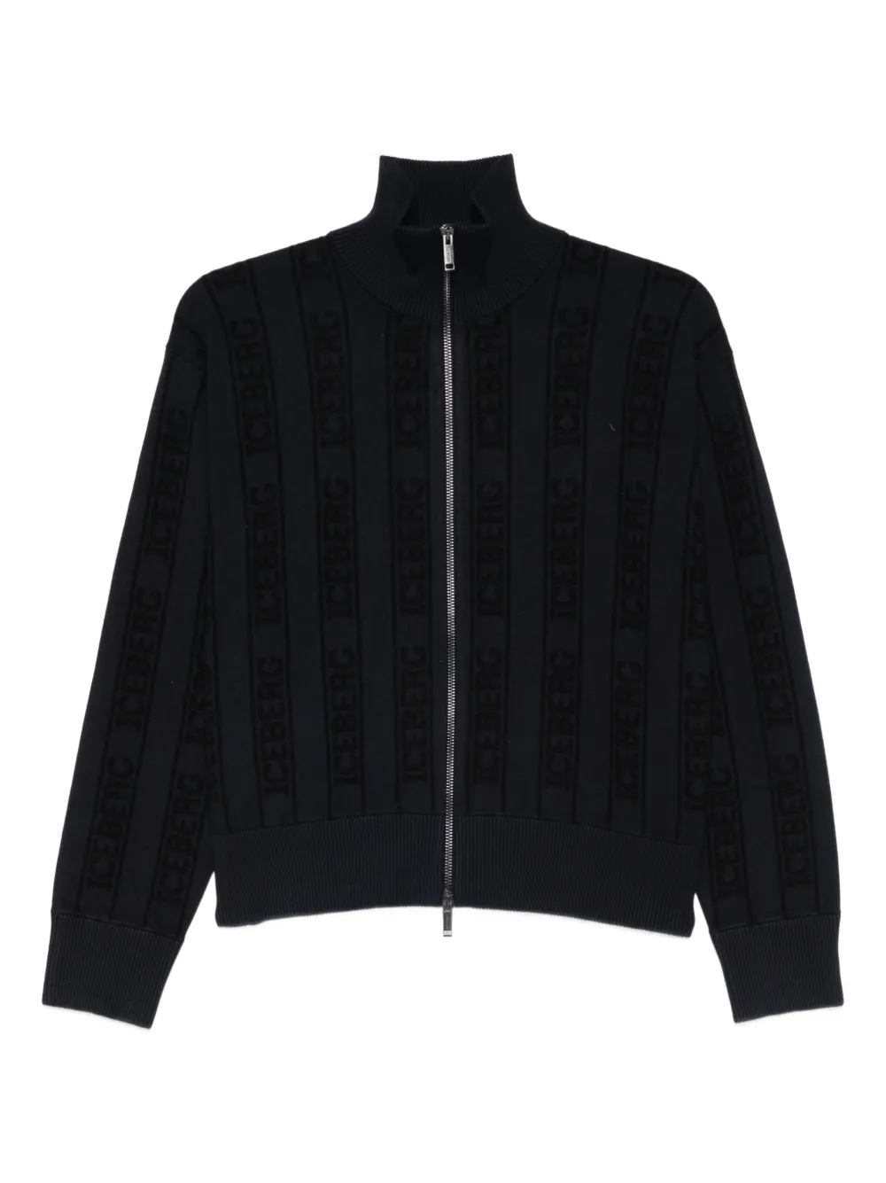 Вязаный жакет с логотипом Iceberg, синий
Вязаный жакет с логотипом Iceberg, синий