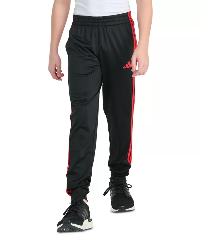 Брюки-джоггеры Big Boys с эластичным поясом и тремя полосками из трикотажа adidas, мультиколор 
Брюки-джоггеры Big Boys с эластичным поясом и тремя полосками из трикотажа adidas, мультиколор