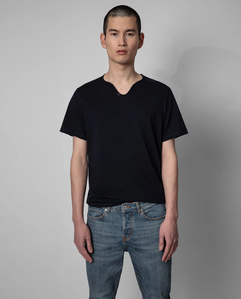 Monestir мужская хлопковая футболка с короткими рукавами Zadig & Voltaire, темно-синий
Monestir мужская хлопковая футболка с короткими рукавами Zadig & Voltaire, темно-синий