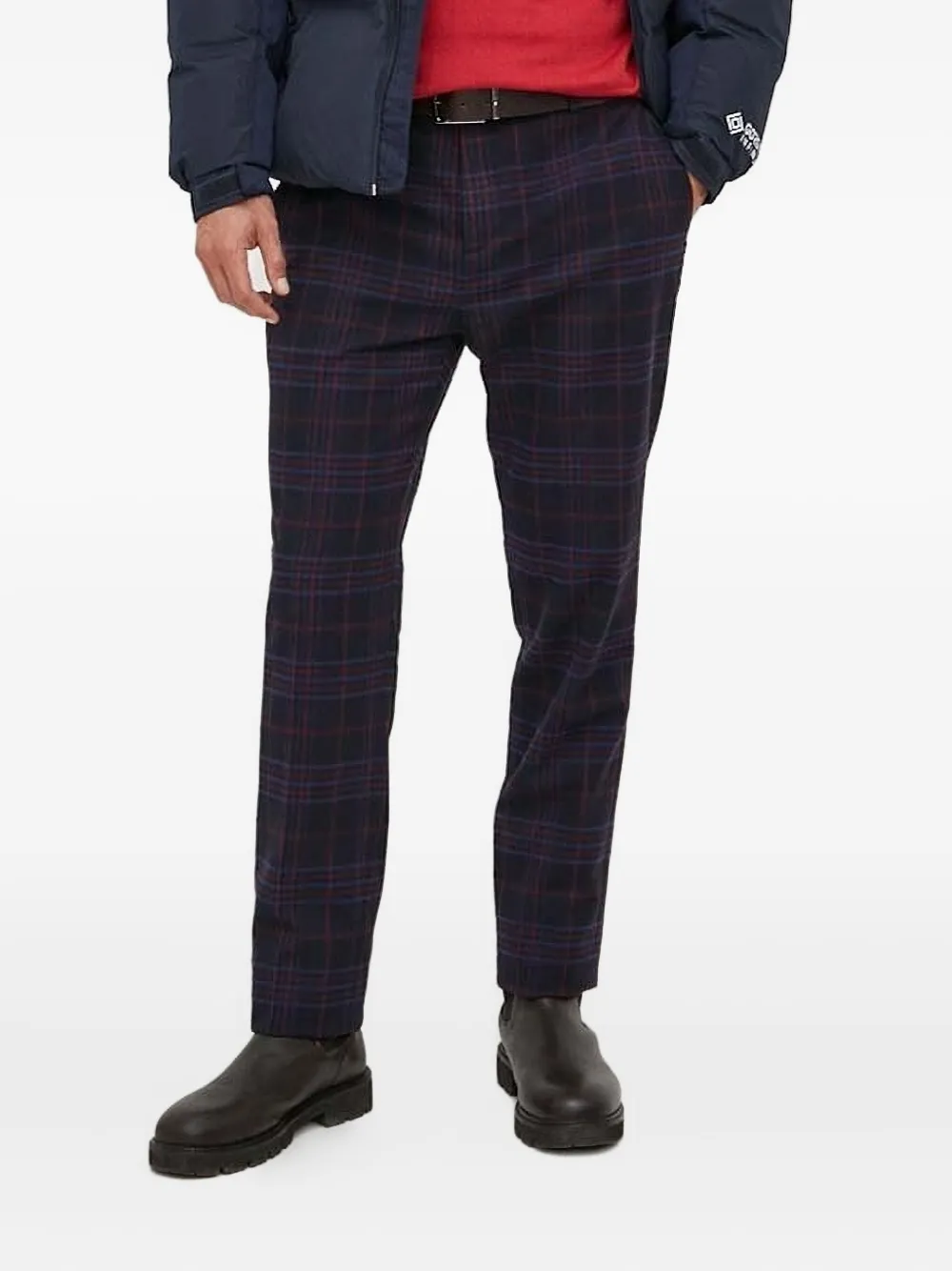 Клетчатые брюки со складками La Martina, синий
Клетчатые брюки со складками La Martina, синий