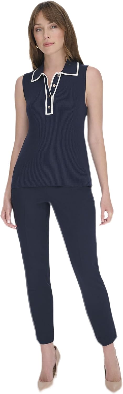 Женский свитер-поло без рукавов Tommy Hilfiger, Midnight/Ivory
Женский свитер-поло без рукавов Tommy Hilfiger, Midnight/Ivory