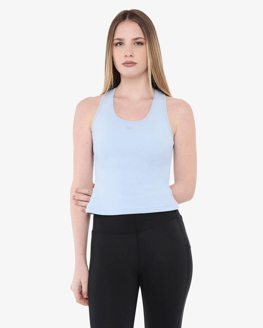 JAKED Светло-голубая синтетическая майка для фитнеса для мужчин и женщин
JAKED Светло-голубая синтетическая майка для фитнеса для мужчин и женщин