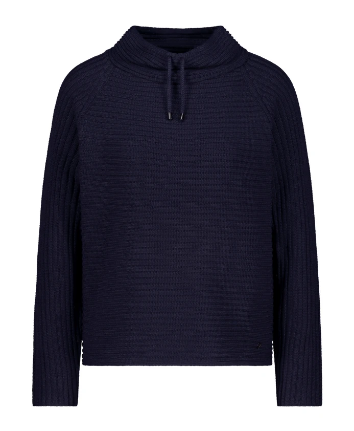 Вязаный свитер в рубчик Monari, синий
Вязаный свитер в рубчик Monari, синий