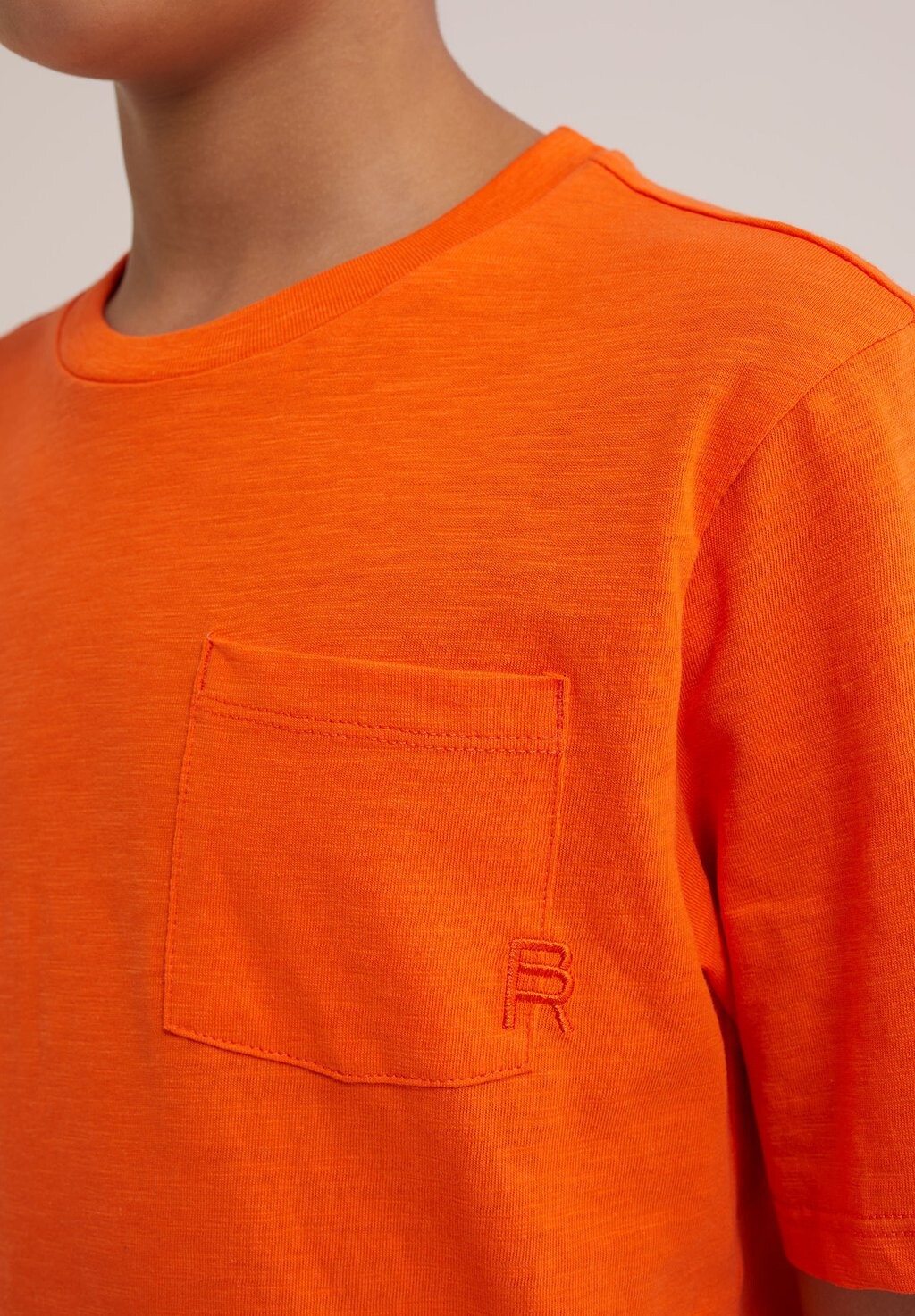 Базовая футболка WE Fashion, оранжевая 
Базовая футболка WE Fashion, оранжевая