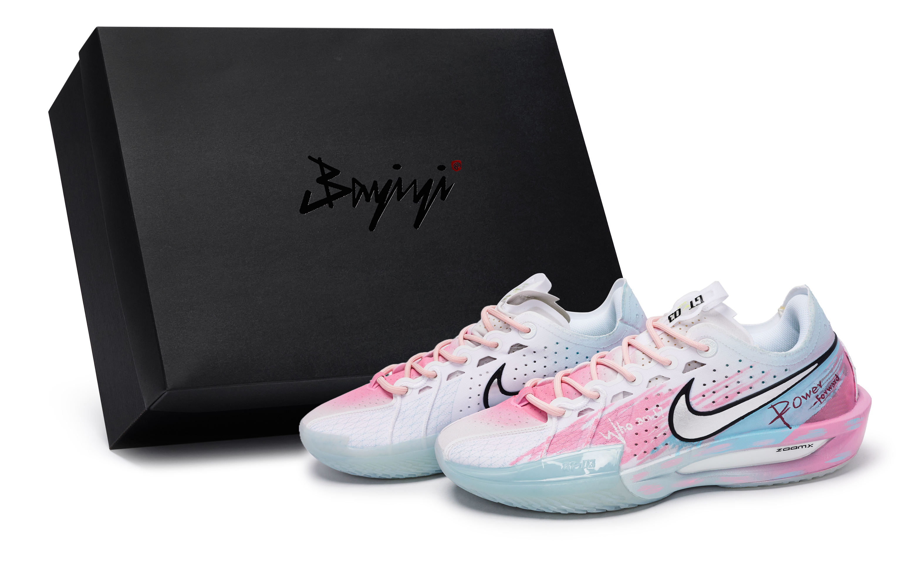 Nike Баскетбольные кроссовки Air Zoom GT Cut 3 мужские, низкие, белые/розовые/синие
Nike Баскетбольные кроссовки Air Zoom GT Cut 3 мужские, низкие, белые/розовые/синие