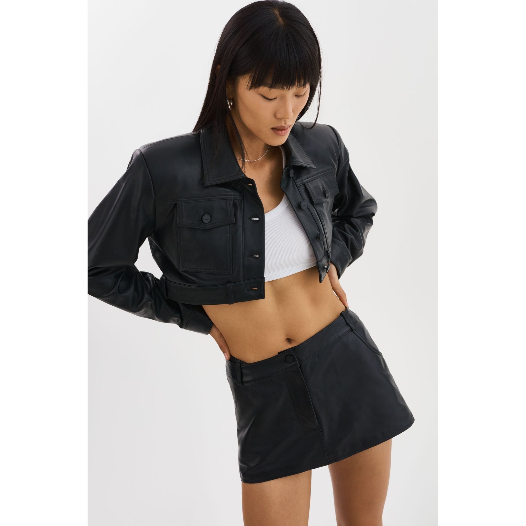 Короткая кожаная куртка Lamarque, черный
Короткая кожаная куртка Lamarque, черный