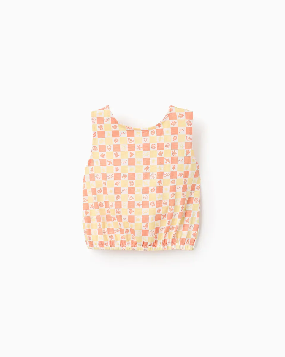 Футболка без рукавов с принтом для девочки Zippy, оранжевый
Футболка без рукавов с принтом для девочки Zippy, оранжевый