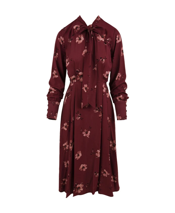 Платье в грузинском стиле с бантом на шее. Mar De Margaritas, коричневый
Платье в грузинском стиле с бантом на шее. Mar De Margaritas, коричневый