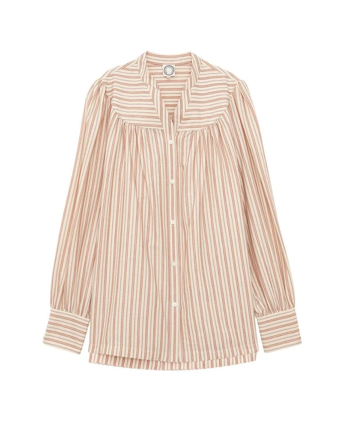 Элегантная полосатая блузка Ines De La Fressange Paris, мультиколор 
Элегантная полосатая блузка Ines De La Fressange Paris, мультиколор