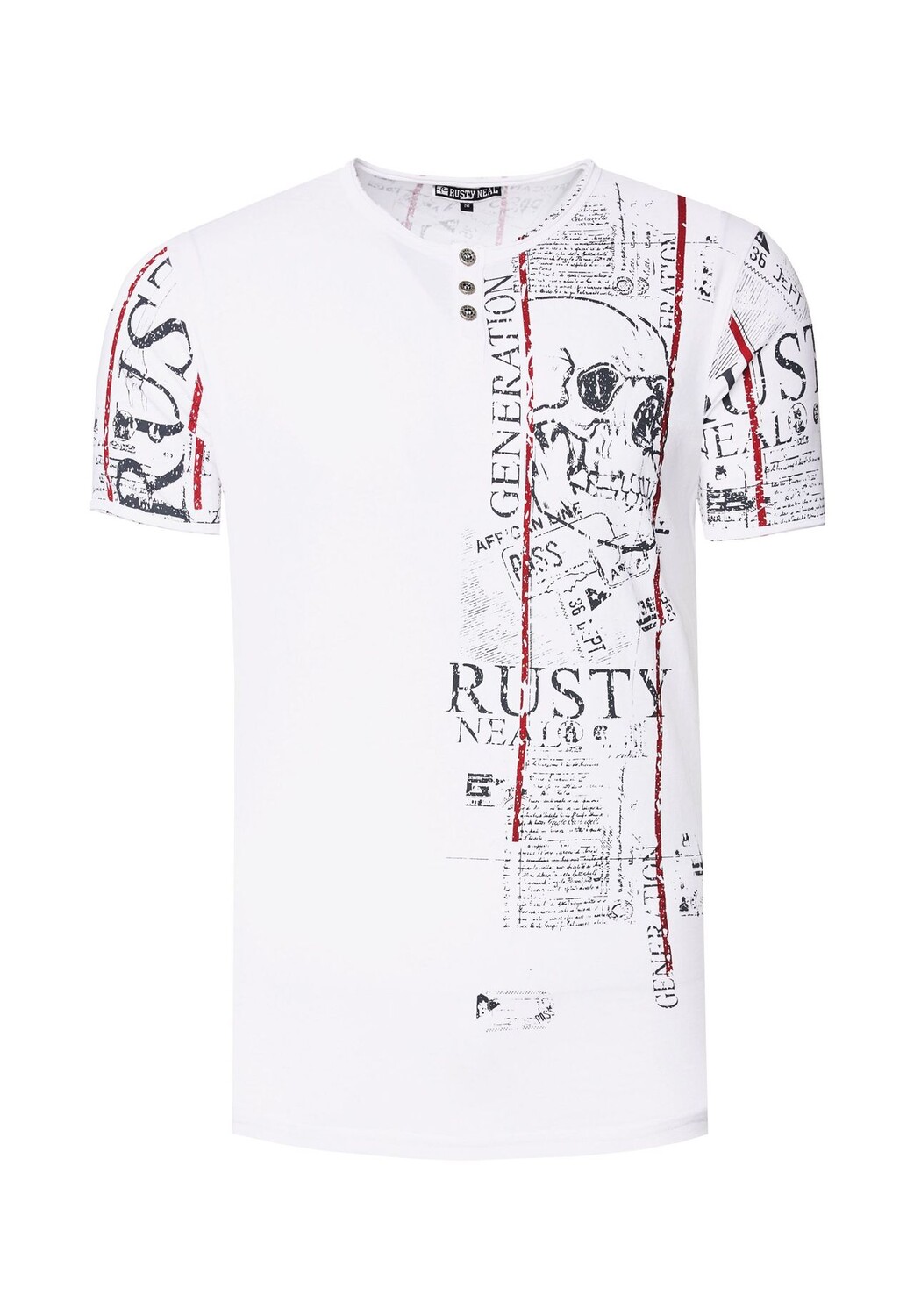 Футболка в подержанном стиле с принтом по всей поверхности RUSTY NEAL, белый
Футболка в подержанном стиле с принтом по всей поверхности RUSTY NEAL, белый