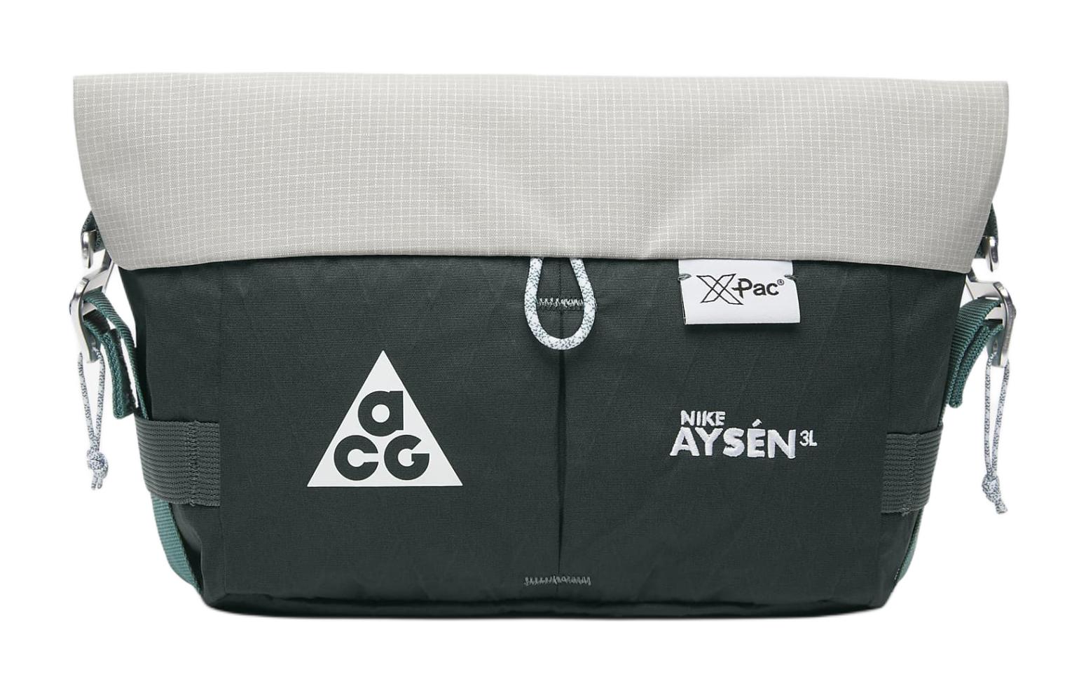 Nike Acg Acg Aysén Поясная Сумка 3L, Винтажный Зеленый и Белый
Nike Acg Acg Aysén Поясная Сумка 3L, Винтажный Зеленый и Белый