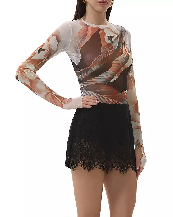 Топ с принтом Кейли Afrm, бежевый
Топ с принтом Кейли Afrm, бежевый