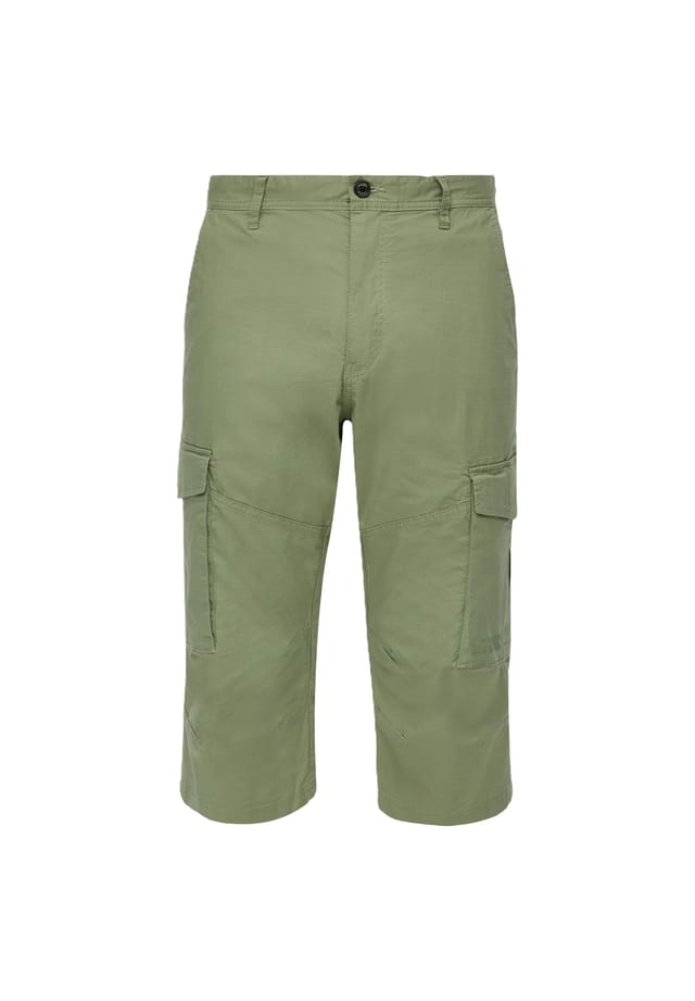 Брюки карго длиной 3/4 S.Oliver, зеленый 
Брюки карго длиной 3/4 S.Oliver, зеленый