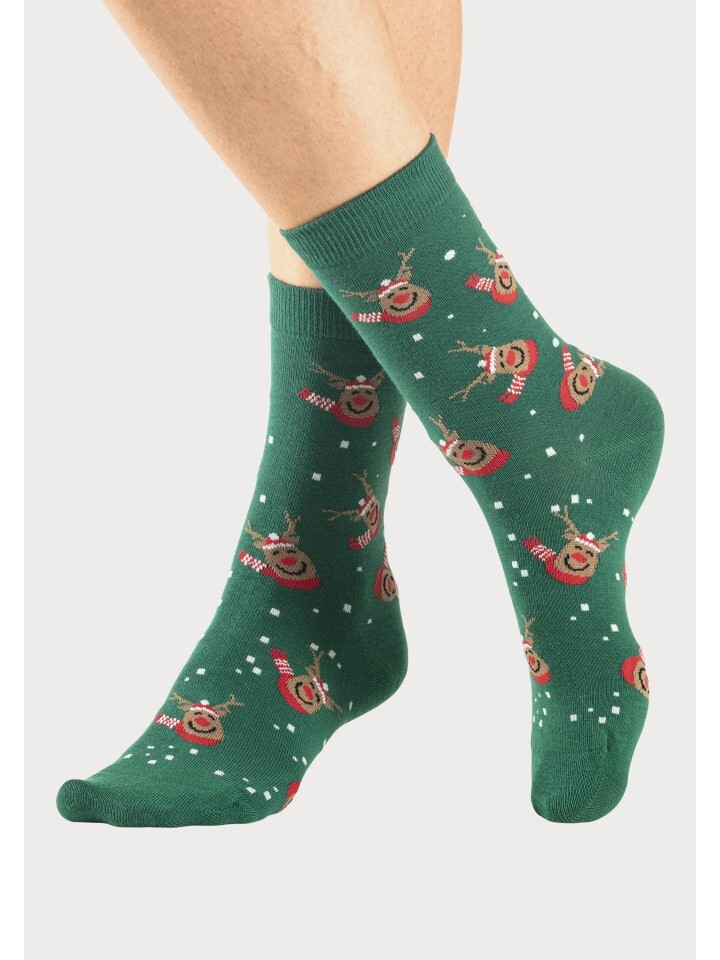 Носки H.I.S Basicsocken, цвет 1x grün, 2x schwarz
Носки H.I.S Basicsocken, цвет 1x grün, 2x schwarz