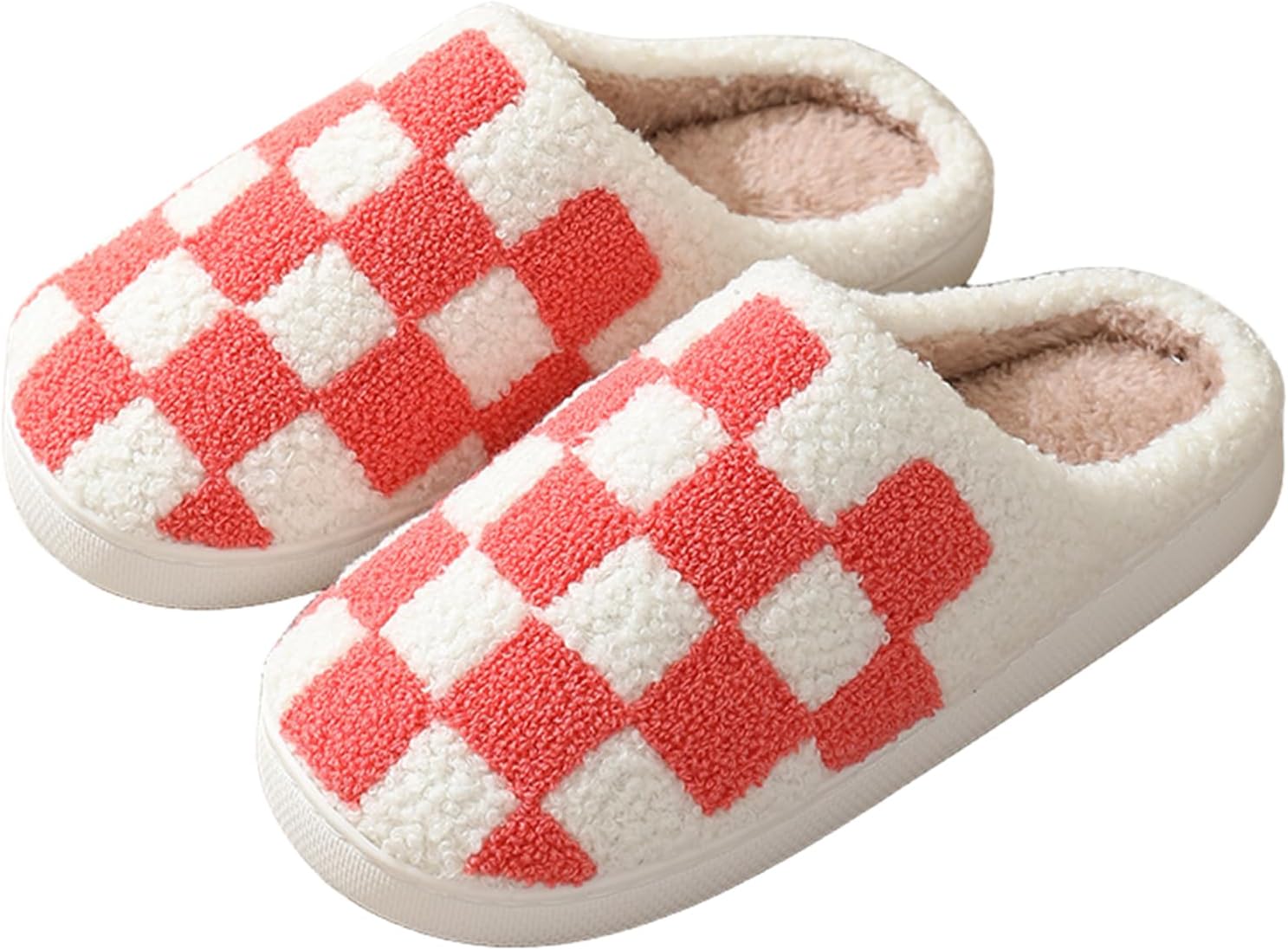 Клетчатые тапочки для женщин и мужчин, уютные плюшевые теплые тапочки-слипоны с клетчатым узором для дома, для спальни и улицы, с подкладкой из искусственного меха V Opxin, красный
Клетчатые тапочки для женщин и мужчин, уютные плюшевые теплые тапочки-слипоны с клетчатым узором для дома, для спальни и улицы, с подкладкой из искусственного меха V Opxin, красный