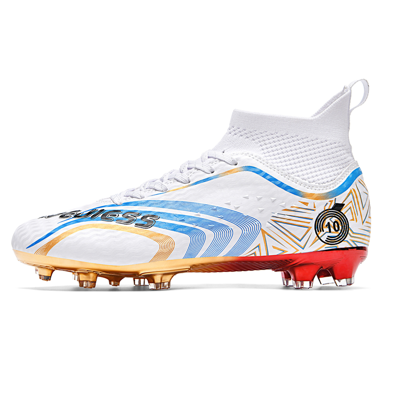 Футбольные бутсы для детей и подростков с амортизацией, износостойкостью, отскоком, легкостью и высоким верхом PROTECTCAMEL, белый
Футбольные бутсы для детей и подростков с амортизацией, износостойкостью, отскоком, легкостью и высоким верхом PROTECTCAMEL, белый