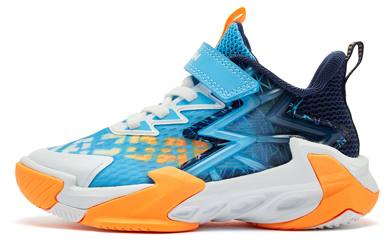 QIAODAN Амортизирующие износостойкие низкие детские баскетбольные кроссовки blue orange для детей 3-7 лет
QIAODAN Амортизирующие износостойкие низкие детские баскетбольные кроссовки blue orange для детей 3-7 лет