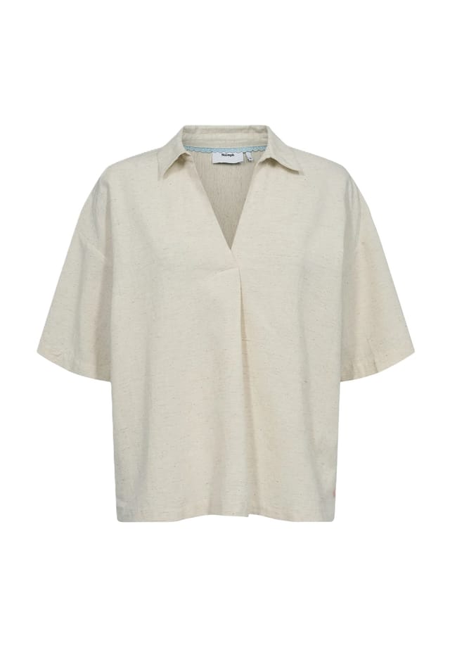 Блузка-Рубашка рукава-половинки в составе лен Nümph, цвет 5558 sesame melan
Блузка-Рубашка рукава-половинки в составе лен Nümph, цвет 5558 sesame melan