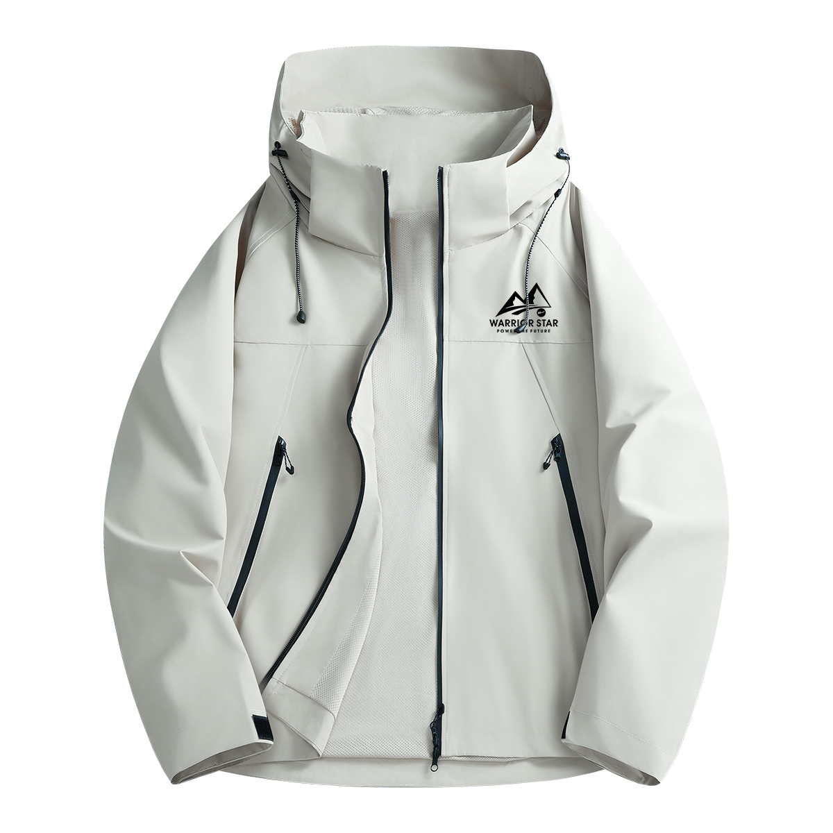 WARRIOR Городская ветровка непромокаемая, Light Gray
WARRIOR Городская ветровка непромокаемая, Light Gray