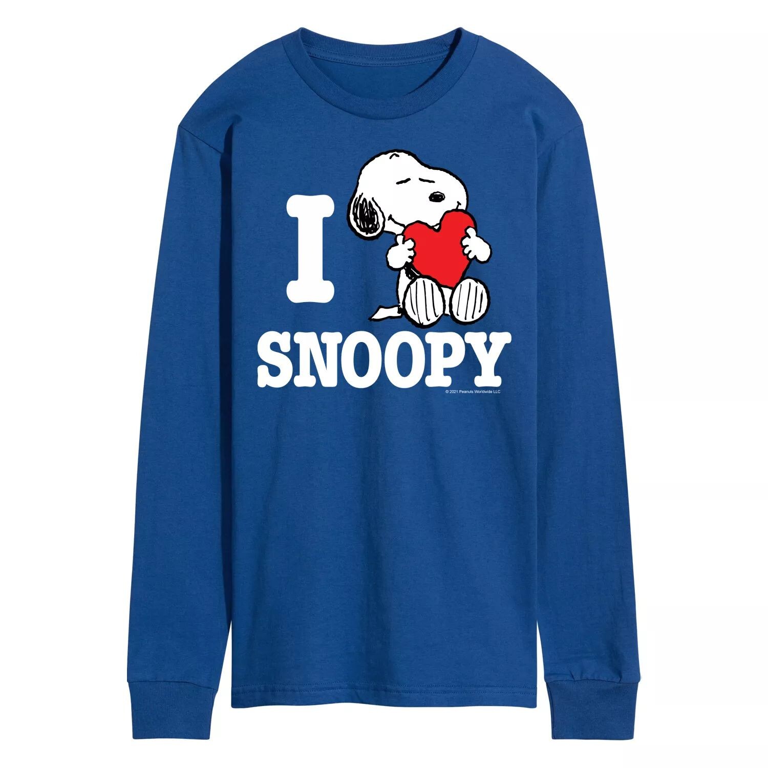 Мужская футболка с длинными рукавами Peanuts I Love Snoopy Licensed Character
Мужская футболка с длинными рукавами Peanuts I Love Snoopy Licensed Character