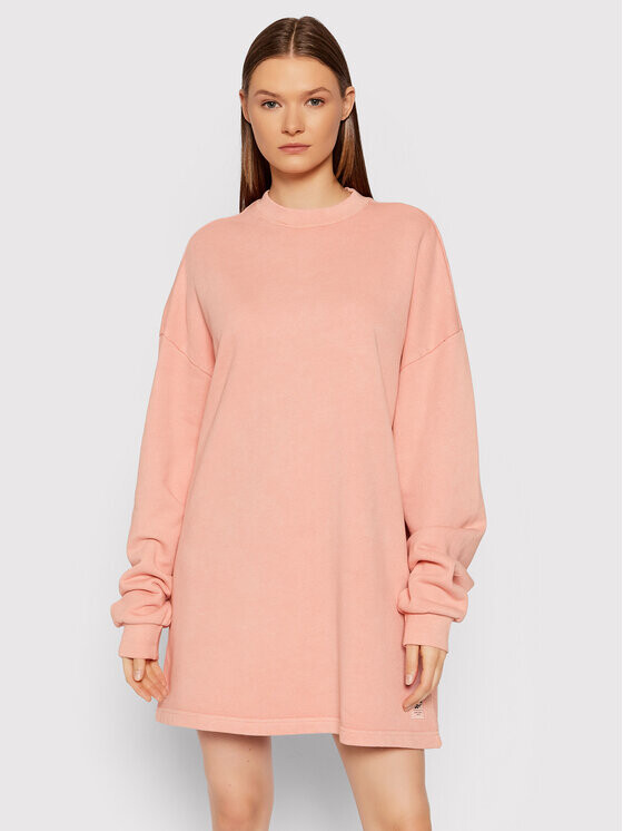 Трикотажное платье оверсайз Reebok, розовый
Трикотажное платье оверсайз Reebok, розовый