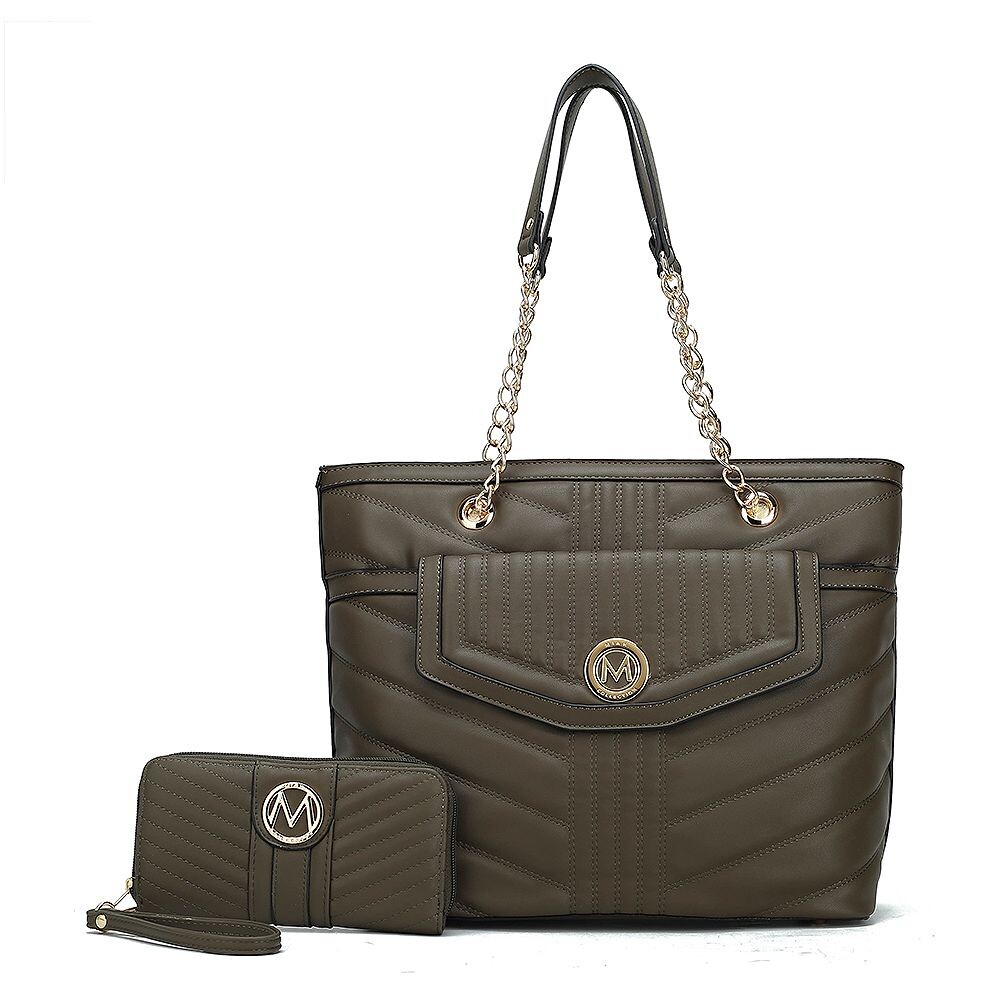 Большая сумка-тоут Chiari с кошельком MKF Collection от Mia K - 2 предмета, цвет Olive
Большая сумка-тоут Chiari с кошельком MKF Collection от Mia K - 2 предмета, цвет Olive