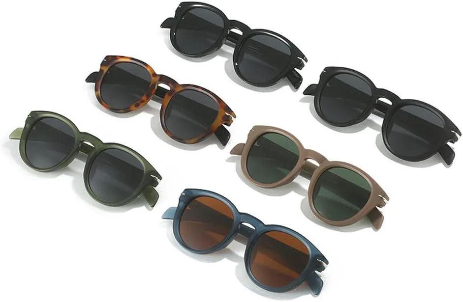 Мужские солнцезащитные очки круглой формы в винтажном стиле с защитой от УФ-излучения UV400; женские солнцезащитные очки в тренде с заклепками TKKTLLT, Leopard Grey
Мужские солнцезащитные очки круглой формы в винтажном стиле с защитой от УФ-излучения UV400; женские солнцезащитные очки в тренде с заклепками TKKTLLT, Leopard Grey