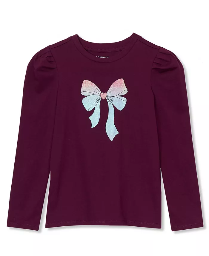 Футболка с длинными рукавами и принтом для девочек с объемными плечами Lands' End, фиолетовый
Футболка с длинными рукавами и принтом для девочек с объемными плечами Lands' End, фиолетовый