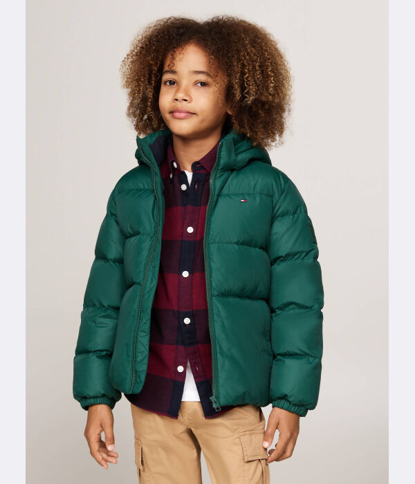 Необходимый пуховик Loose fit Tommy Hilfiger, зеленый
Необходимый пуховик Loose fit Tommy Hilfiger, зеленый