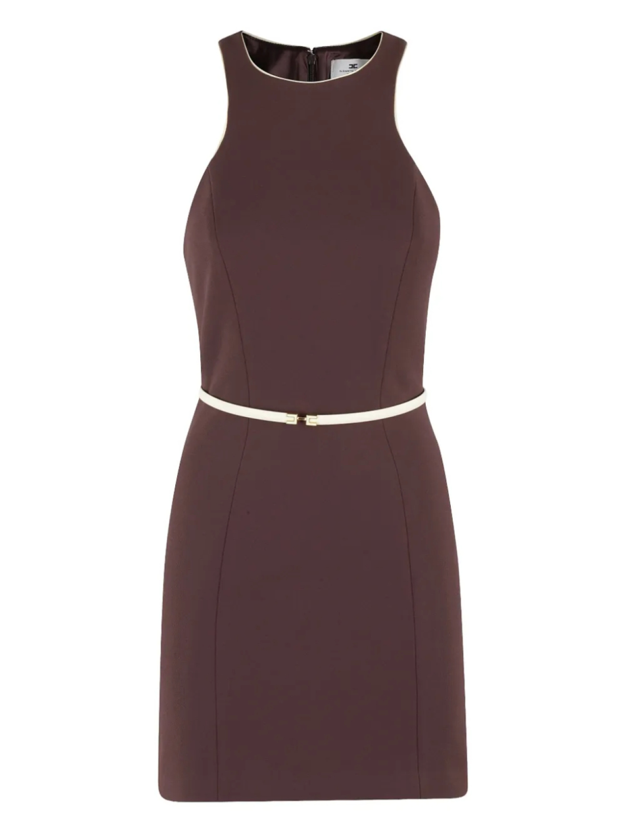 Мини-платье с поясом Elisabetta Franchi, коричневый
Мини-платье с поясом Elisabetta Franchi, коричневый