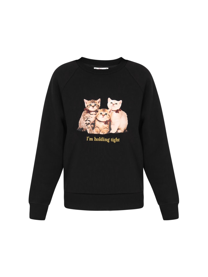 MyMo Женская толстовка черного цвета
MyMo Женская толстовка черного цвета