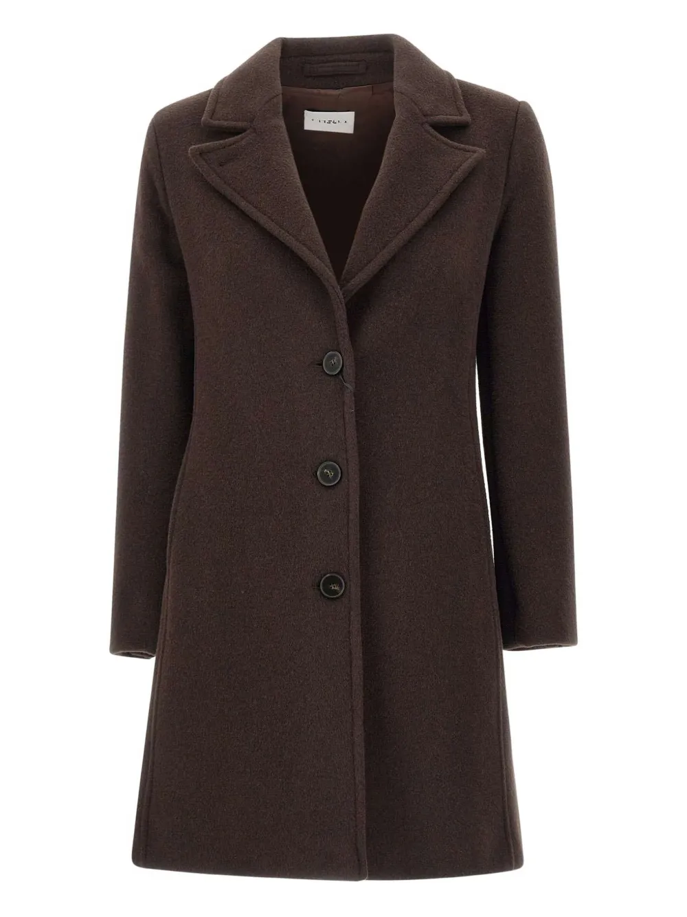 Пальто с заостренными лацканами и пуговицами Marella, коричневый
Пальто с заостренными лацканами и пуговицами Marella, коричневый