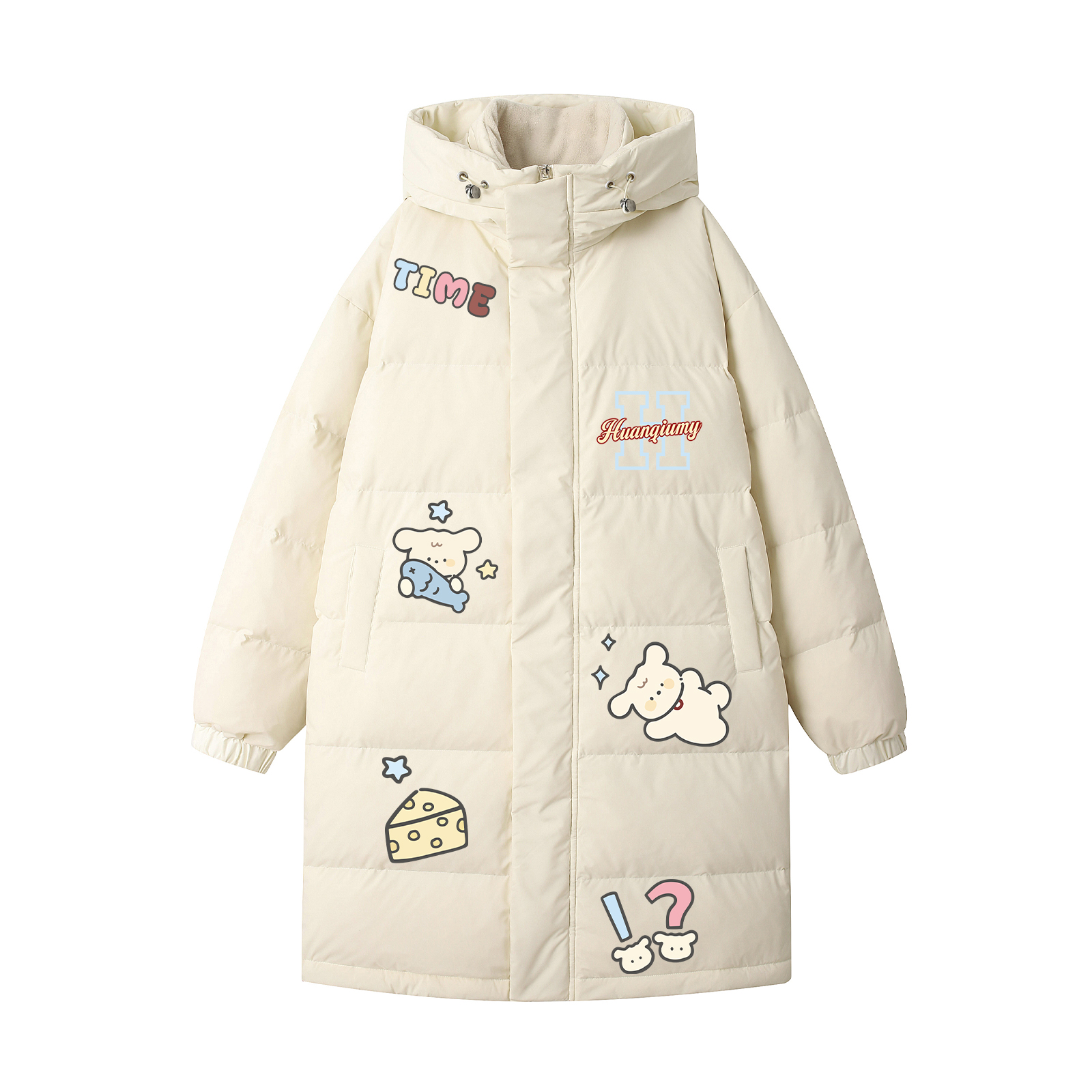 Пуховик Unisex с капюшоном утепленный HUANQIU, бежевый оранжевый
Пуховик Unisex с капюшоном утепленный HUANQIU, бежевый оранжевый