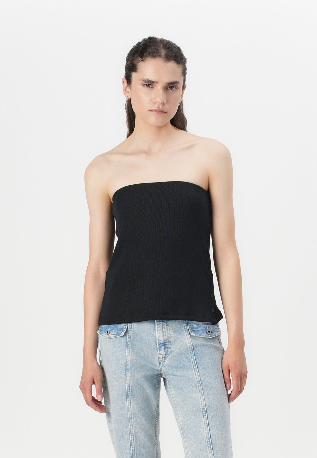 Топ Abercrombie & Fitch, черный 
Топ Abercrombie & Fitch, черный