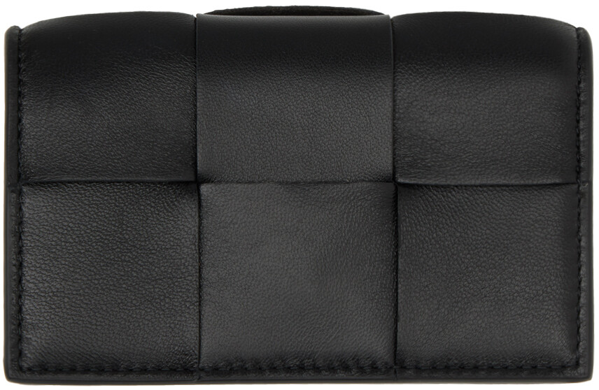 Черная визитница Bottega Veneta, цвет Black/Gold
Черная визитница Bottega Veneta, цвет Black/Gold