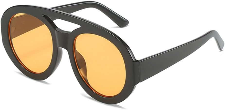 Женские круглые солнцезащитные очки с двойной перемычкой, модный градиентный дизайн, защита от УФ-излучения UV400; мужские солнцезащитные очки в стиле панк generic, Black Orange
Женские круглые солнцезащитные очки с двойной перемычкой, модный градиентный дизайн, защита от УФ-излучения UV400; мужские солнцезащитные очки в стиле панк generic, Black Orange