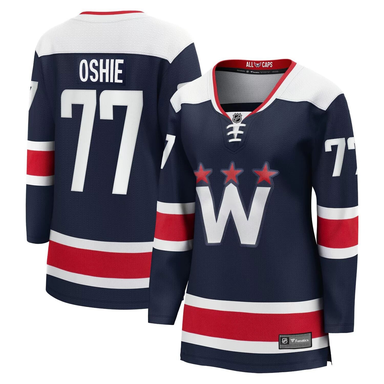 Женская футболка Fanatics с логотипом TJ Oshie Navy Washington Capitals 2020/21, альтернативная майка отколовшегося игрока Premier Premier Fanatics
Женская футболка Fanatics с логотипом TJ Oshie Navy Washington Capitals 2020/21, альтернативная майка отколовшегося игрока Premier Premier Fanatics