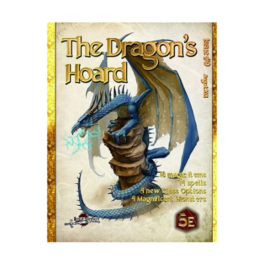 Dragon's Hoard - Issue #9, Dungeons & Dragons (5th Edition) - Dragon's Hoard (Legendary Games), мягкая обложка
Dragon's Hoard - Issue #9, Dungeons & Dragons (5th Edition) - Dragon's Hoard (Legendary Games), мягкая обложка