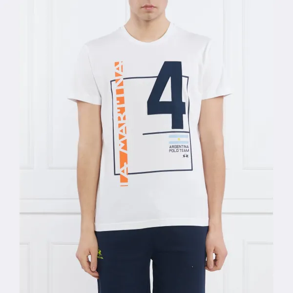 Футболка стандартного кроя La Martina, белый
Футболка стандартного кроя La Martina, белый