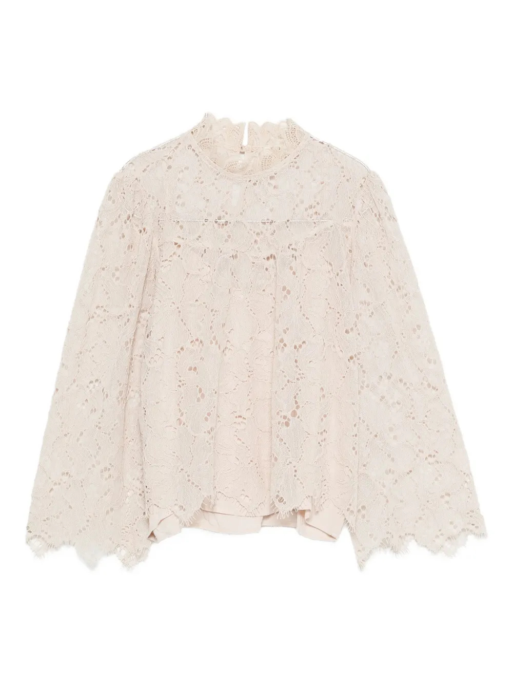 Блузка с кружевной отделкой Suncoo, нейтральный
Блузка с кружевной отделкой Suncoo, нейтральный