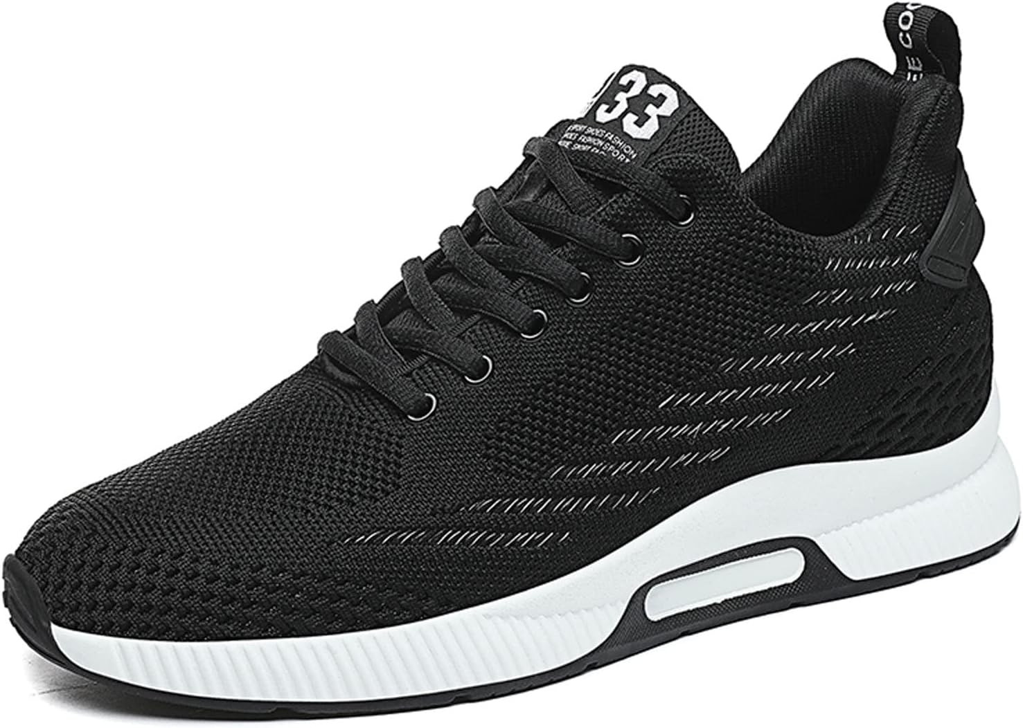 Мужские кроссовки-лифты с невидимым увеличением роста, спортивные повседневные кеды на шнуровке, делают вас выше, высота каблука - 6 см / 6 см, скрытый каблук Meidiastra, черный
Мужские кроссовки-лифты с невидимым увеличением роста, спортивные повседневные кеды на шнуровке, делают вас выше, высота каблука - 6 см / 6 см, скрытый каблук Meidiastra, черный