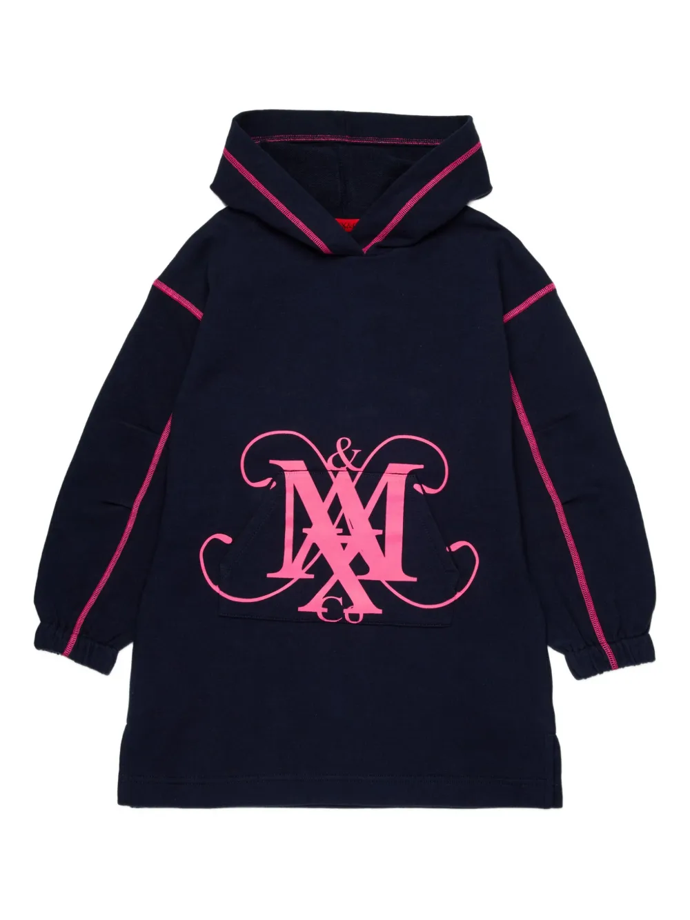 Платье-худи с монограммой MAX&Co. Kids, черный
Платье-худи с монограммой MAX&Co. Kids, черный